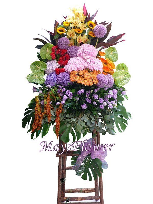 Grand Opening Flower Basket - flower-basket-0832