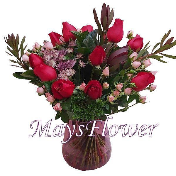 Flower Arrangement in Vase - flower-vase-115