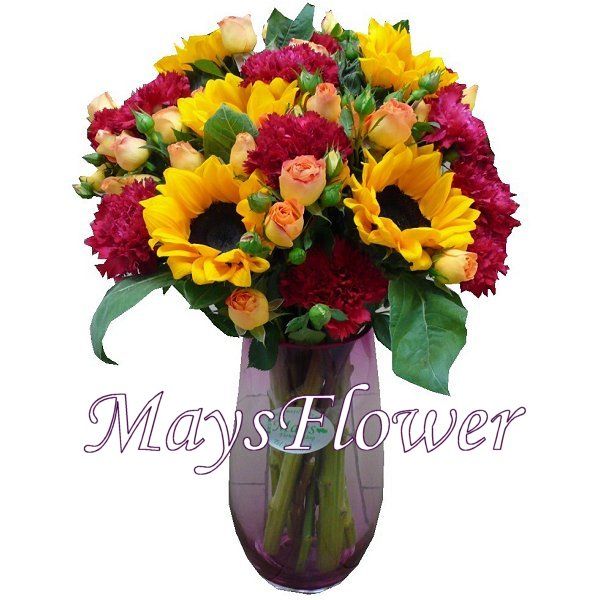 Flower Arrangement in Vase - flower-vase-116