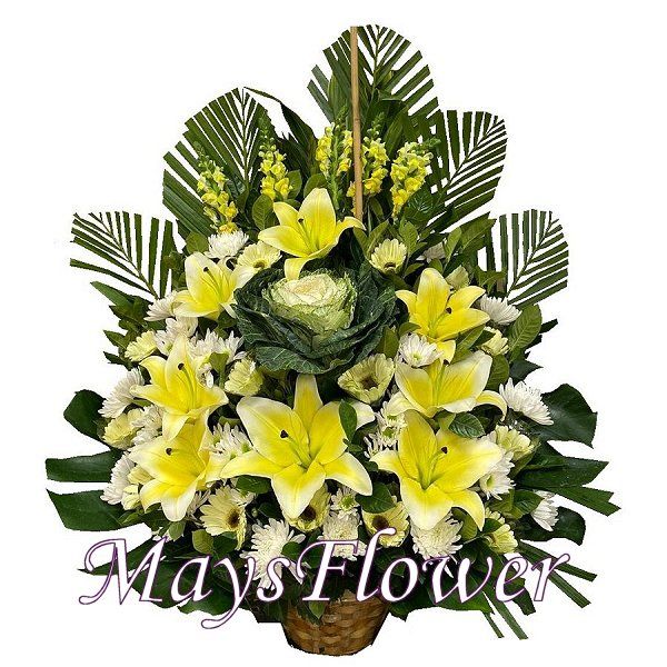 白事花牌花籃 - funeral-flower-117