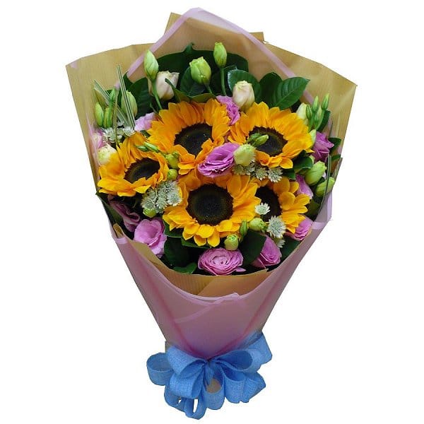 V鸪 - sunflower-bouquet-006