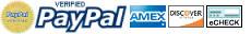 I accept credit card payment through PayPal!, the #1 online credit card payment service!